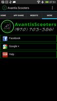 Avantis Scooters تصوير الشاشة 3