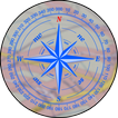 Compass On Map
