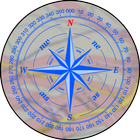 Compass On Map Zeichen