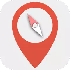 Digital compass - Map compass &amp; Windy map