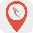 Digital compass - Map compass & Windy map icono
