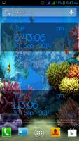 Aquarium Digital Clock 스크린샷 2