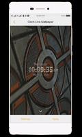 Metal Digital Clock Live Wallpaper poster