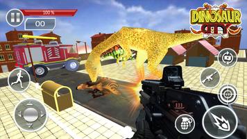 Dinosaur City Hunter 3D Affiche