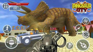 Dinosaur City Hunter 3D تصوير الشاشة 1