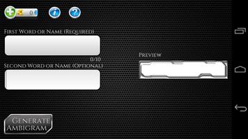 Ambigram Generator постер
