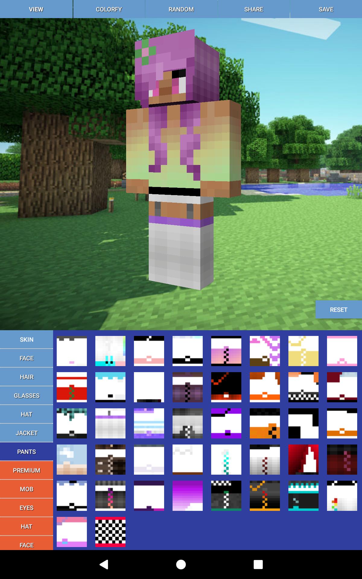 Custom Skin Editor Minecraft para Android - APK Baixar