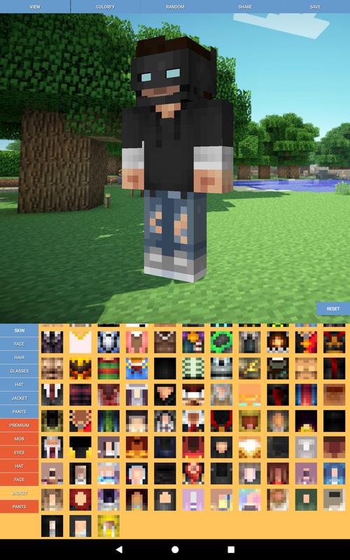 Custom Skin Editor Minecraft para Android - APK Baixar
