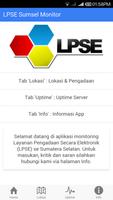 LPSE Sumsel Monitor پوسٹر