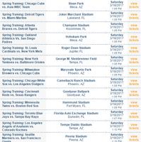 Tickets for MLB Games Plakat