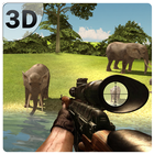 憤怒的大象獵人3D 圖標