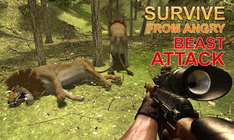 Wild Lion Hunter Simulator 3D syot layar 2