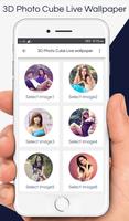 3D Photo Cube Live Wallpaper ảnh chụp màn hình 1