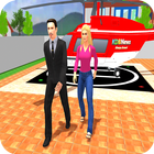 Rich Dad Luxury Life Happy Family Games آئیکن