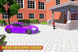 Virtual High School Teacher Life Simulator Affiche