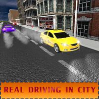 Taxi Simulator 2017 3D Affiche