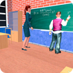 professeur de lycée virtuel 3d