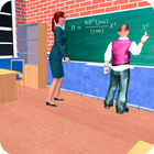 Virtual High School Teacher 3D ไอคอน