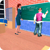 Virtual High School Teacher 3D آئیکن