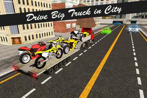 1 Schermata moto camion di trasporto 3D