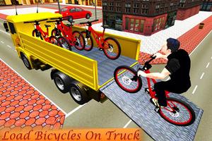Bicycle Transport Truck Driver Ekran Görüntüsü 1