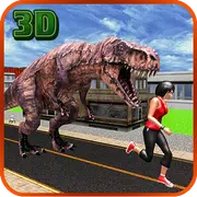 Wild Dinosaur City Rampage 3D