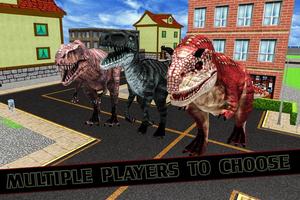 Wild Dinosaur City Rampage 3D โปสเตอร์