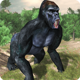 Angry gorilla vs Dinosaur: Wild Jungle Battle 图标