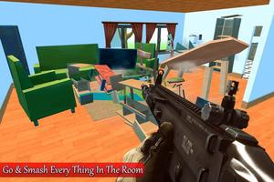 Destroy the House: Smash Home FPS Blast Shooter screenshot 1