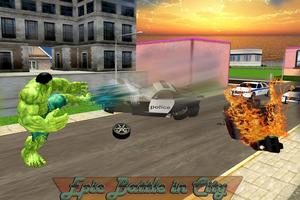 پوستر Monster Hero Battle in City