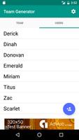 Team Generator syot layar 1