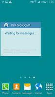 Cell Broadcast Display الملصق