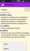 Dictionnaires Français capture d'écran 3