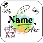 My Name Art : Create your Name Photo أيقونة