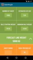 Bale Weight Calculator by AWEX الملصق