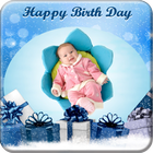 Birthday Photo Frames HD icône