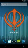 Digi Khanda Clock (Orange) Poster