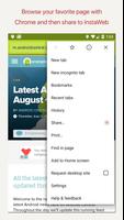 InstaWeb - Reader for Chrome تصوير الشاشة 1