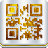 QR Code Scan Gold icône