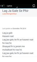 Lata Mangeshkar Music & Lyrics โปสเตอร์