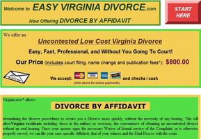 Poster Easy Virginia Divorce