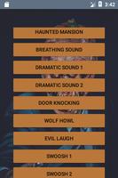 Scary Halloween Sounds - Soundboard capture d'écran 1