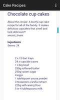 Cake Recipes screenshot 1