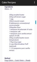 Cake Recipes screenshot 2