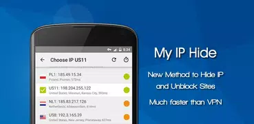 My IP Hide - Free VPN Proxy 13x Faster Than Others