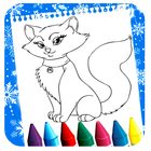 Cat Coloring Pages Game icône