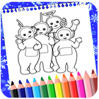 Coloring Book teletubbies أيقونة