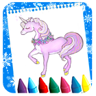 Unicorn Coloring Book simgesi