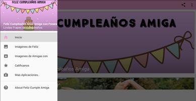 Feliz Cumple Amiga con Frases screenshot 2