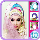 Modern Bridal Hijab Selfie icon